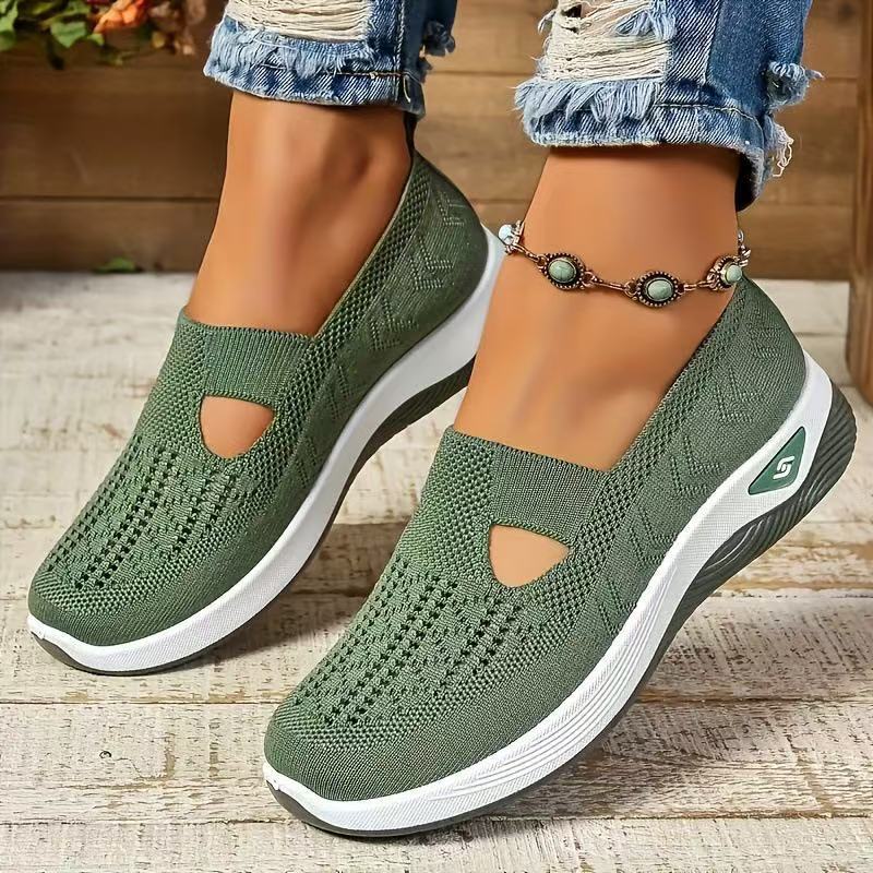 Chaussures décontractées en mesh pour maman.