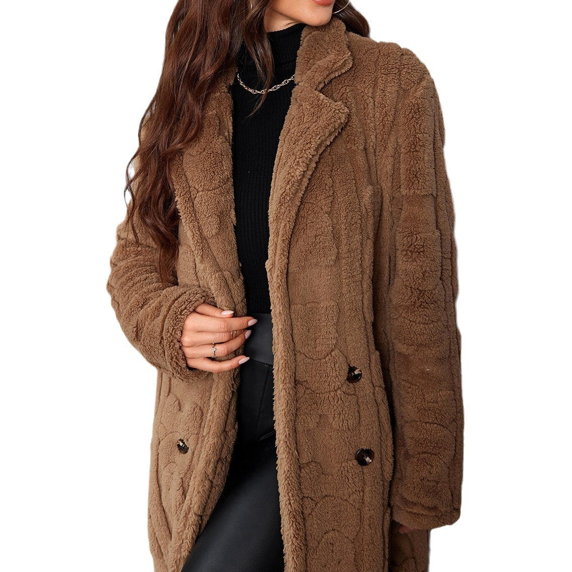 Manteau Long Doux et Tendance