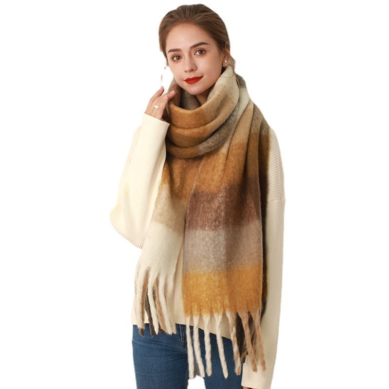 Mohair Cachemire Foulards Pour Femmes
