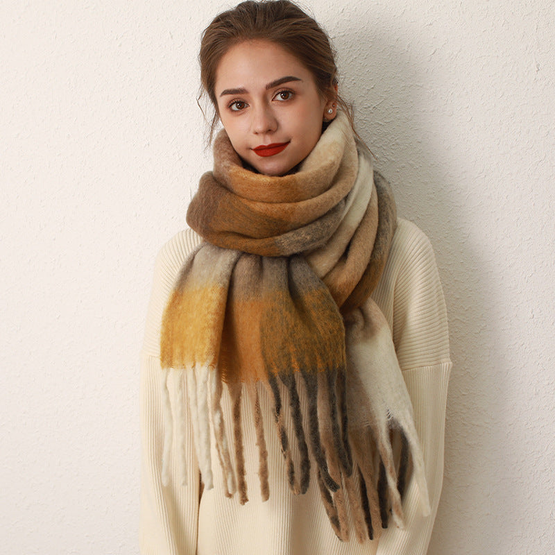 Mohair Cachemire Foulards Pour Femmes