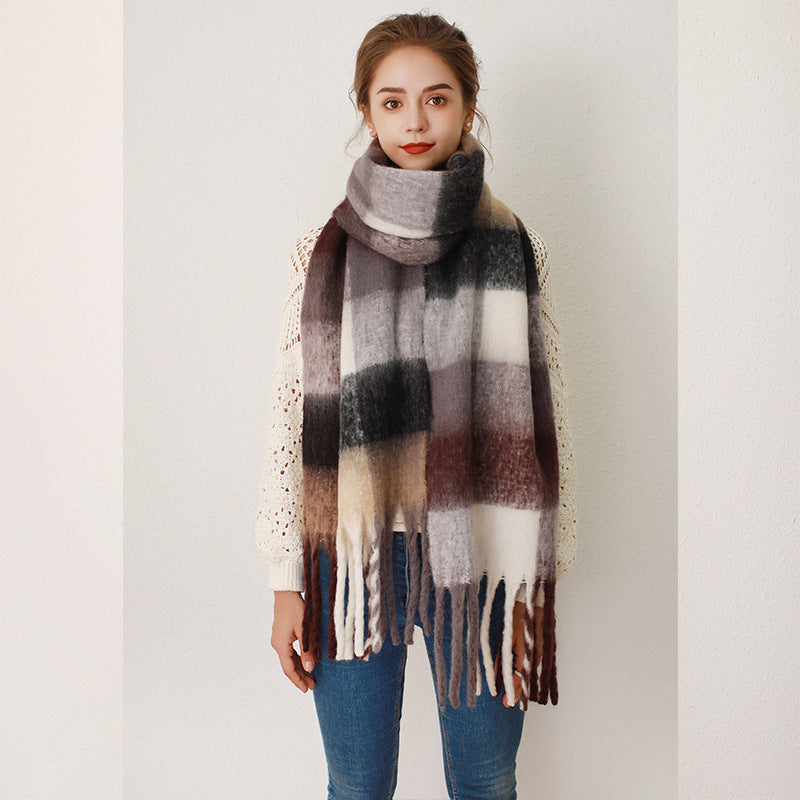 Mohair Cachemire Foulards Pour Femmes