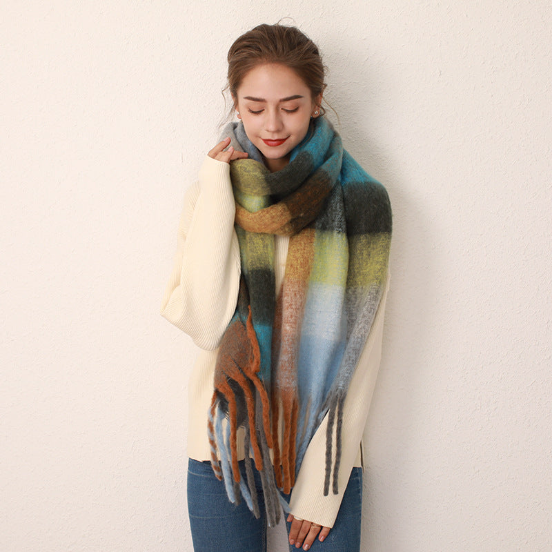 Mohair Cachemire Foulards Pour Femmes