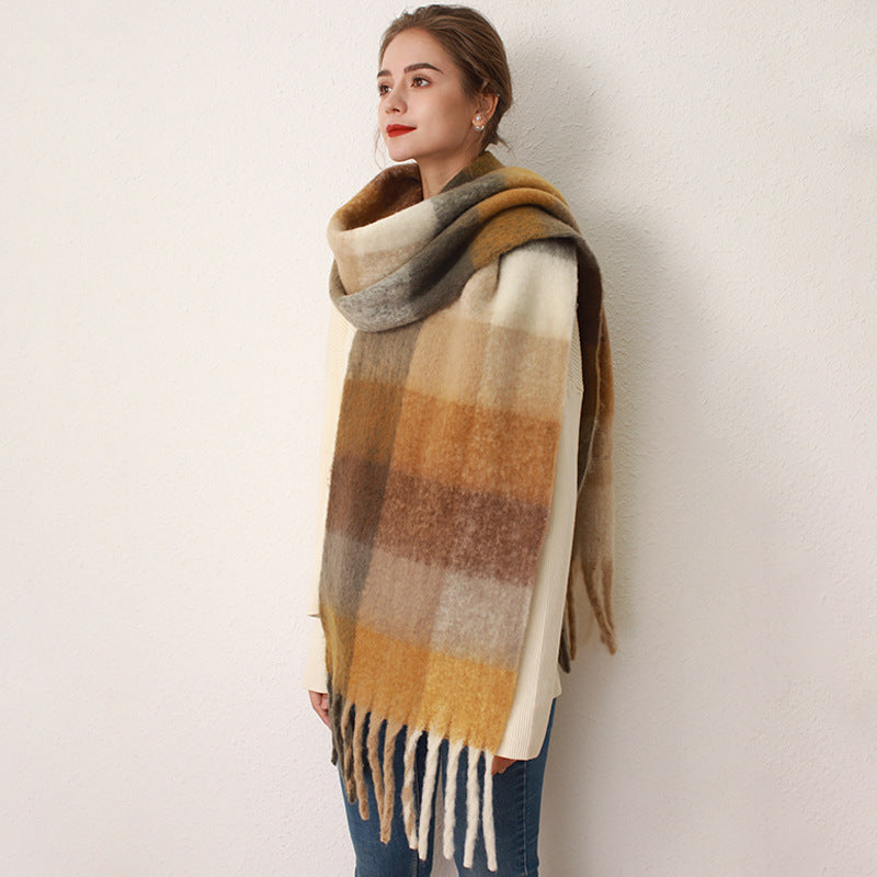 Mohair Cachemire Foulards Pour Femmes