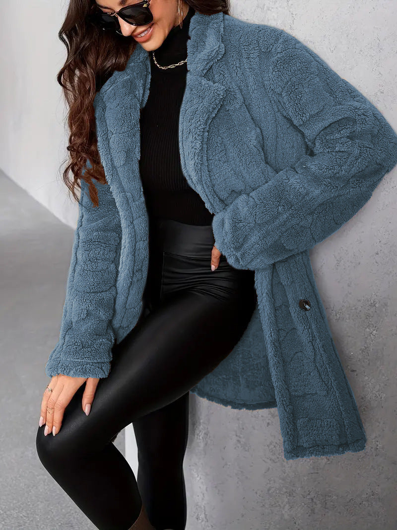Manteau Long Doux et Tendance