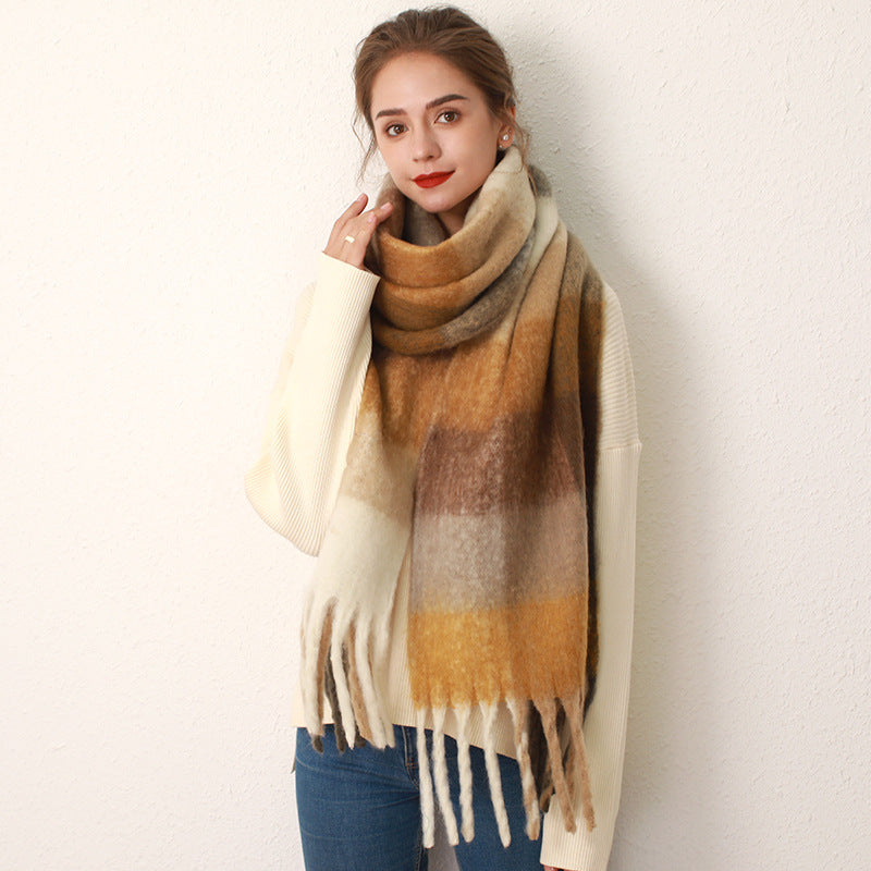 Mohair Cachemire Foulards Pour Femmes