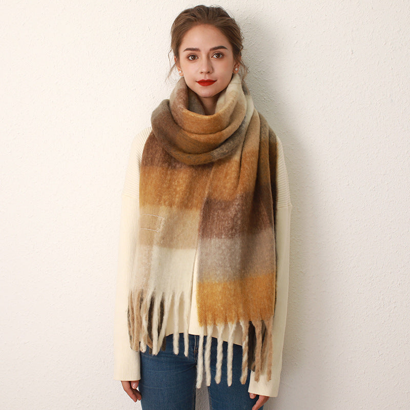 Mohair Cachemire Foulards Pour Femmes