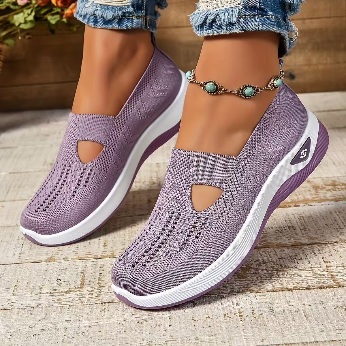 Chaussures décontractées en mesh pour maman.