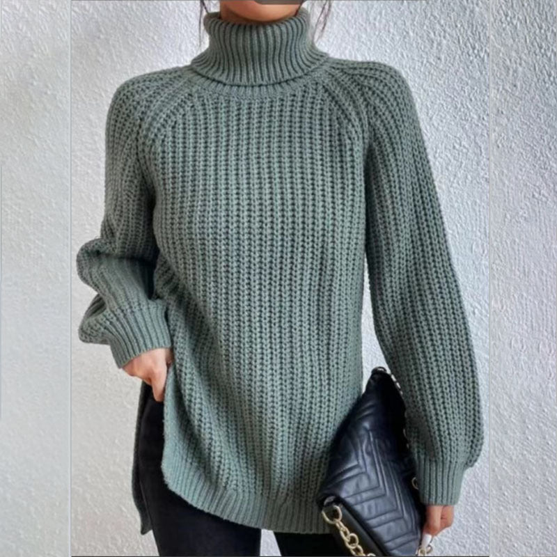 Pull En Laine à La Mode, Pull épais à Col Haut