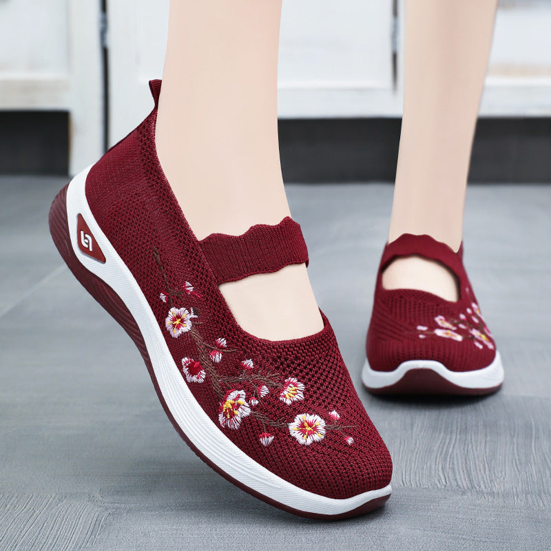 Chaussures décontractées brodées