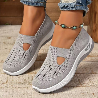 Chaussures décontractées en mesh pour maman.