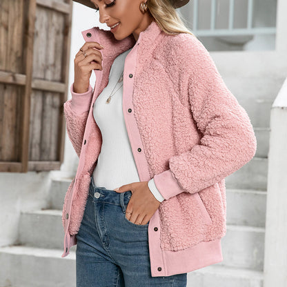 Veste Cardigan en Peluche