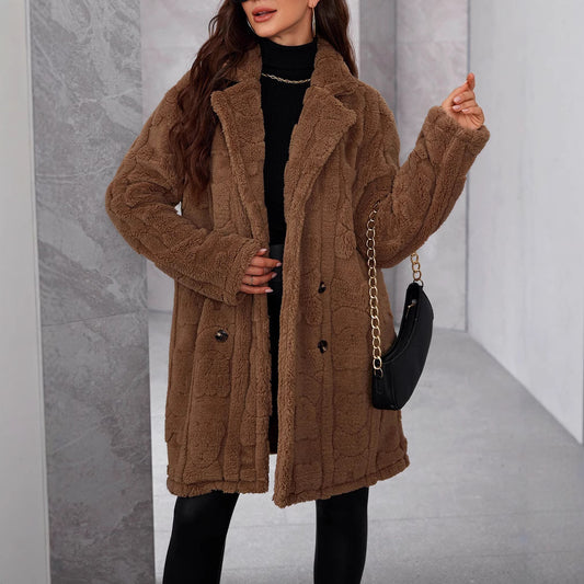 Manteau Long Doux et Tendance