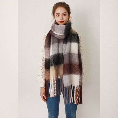Mohair Cachemire Foulards Pour Femmes