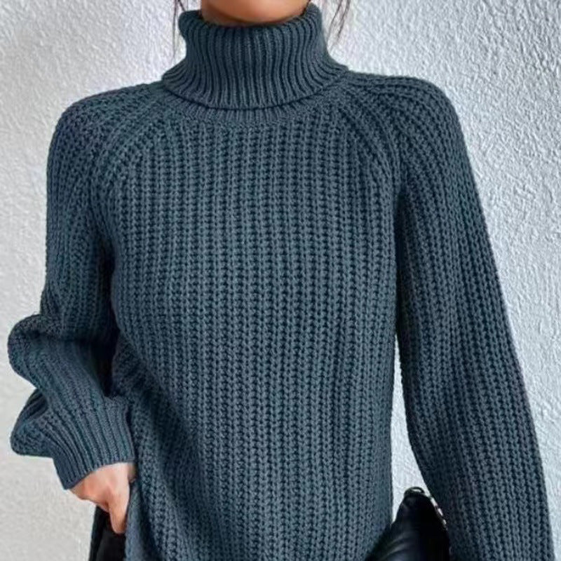 Pull En Laine à La Mode, Pull épais à Col Haut