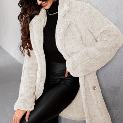 Manteau Long Doux et Tendance