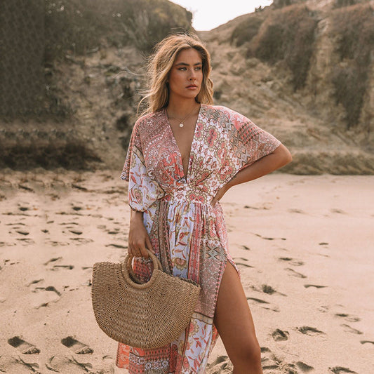 Robe Bohème Fleurie